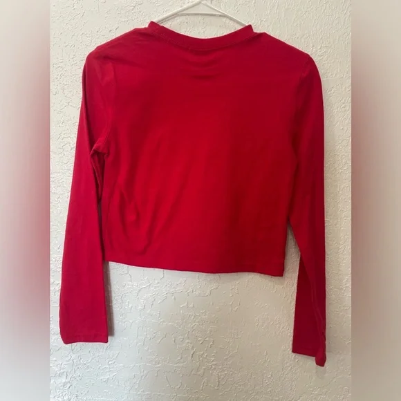 NFL Kansas City Chiefs Red Long Sleeve Top NWT SIZE SM - Picture 4 of 4